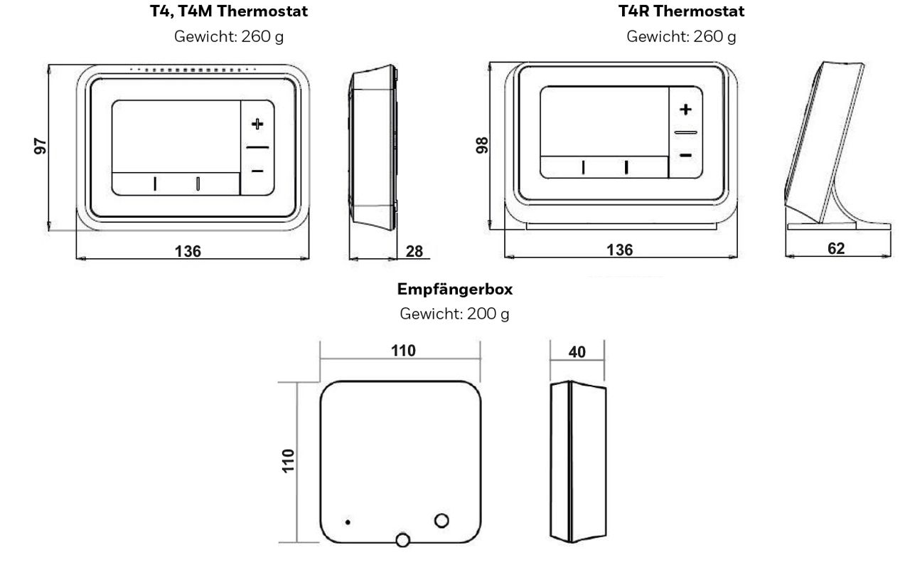 Uhrenthermostat digi IP30 0-50°C ws