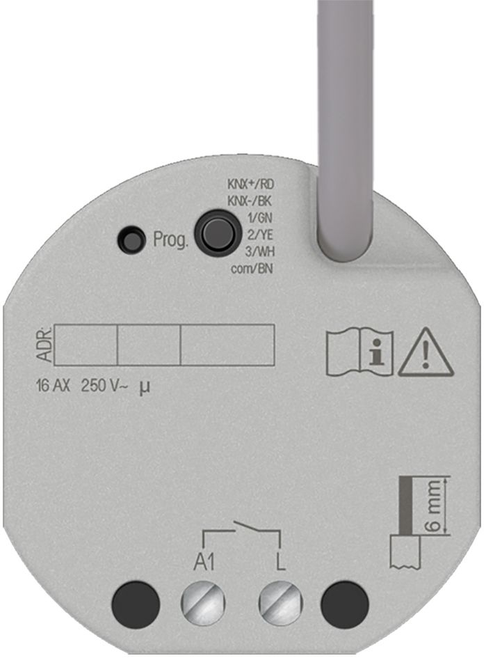 Schaltaktor KNX C-Last UP TE 1f 16A 3000W 21-32V