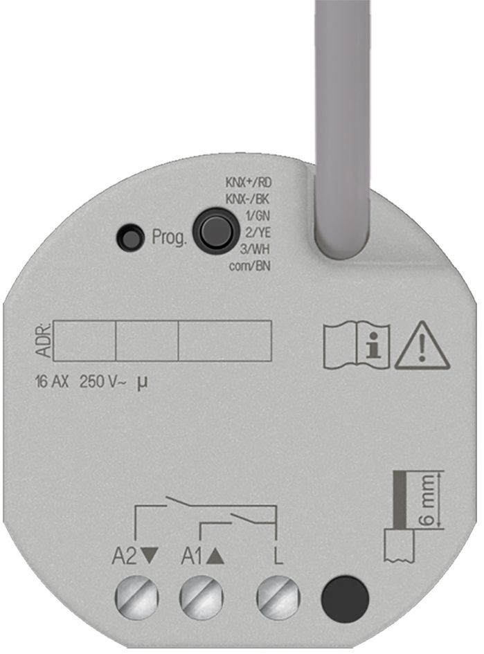 Schaltaktor KNX C-Last UP TE 2f 16A 3000W 21-32V
