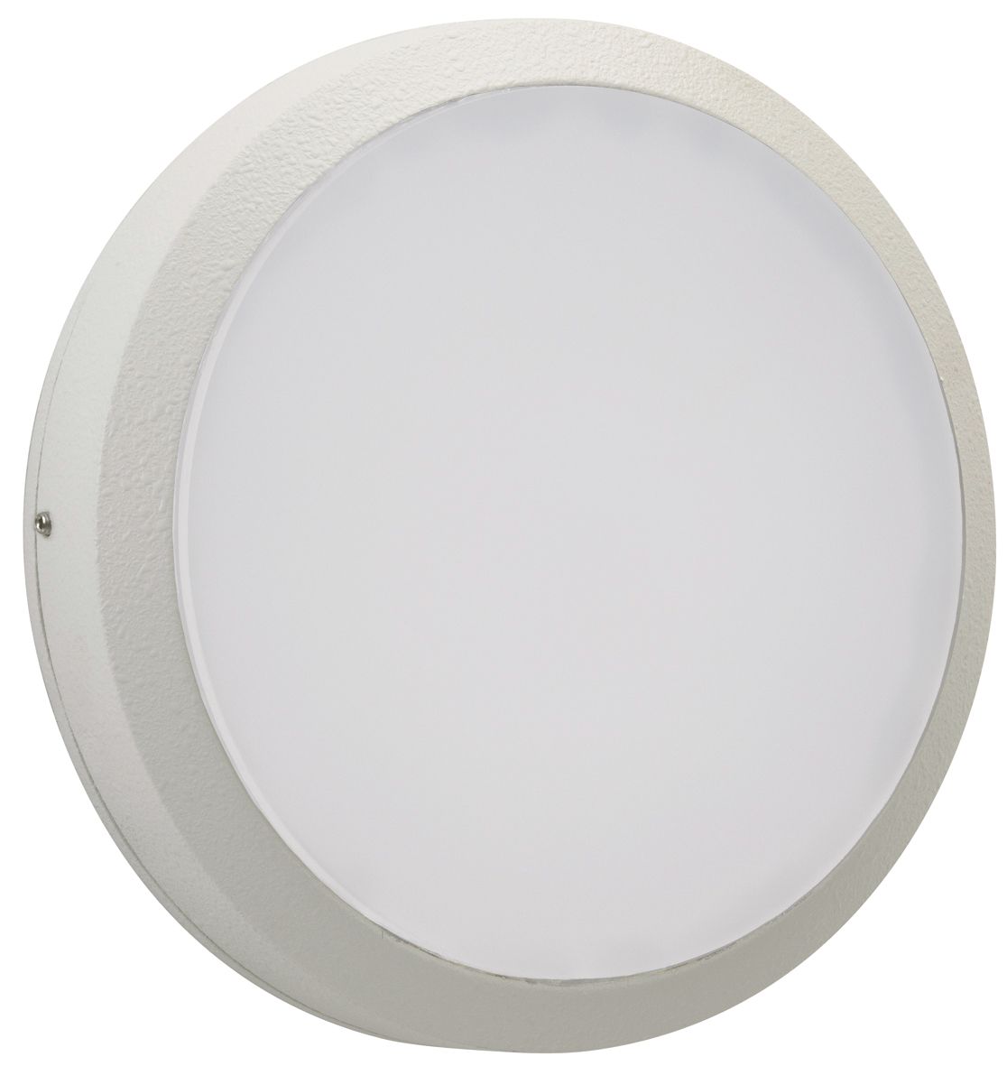 LED-Kunststoffleuchte 24W 3000K 2400lm ws Konv IP44 Ø230x55mm