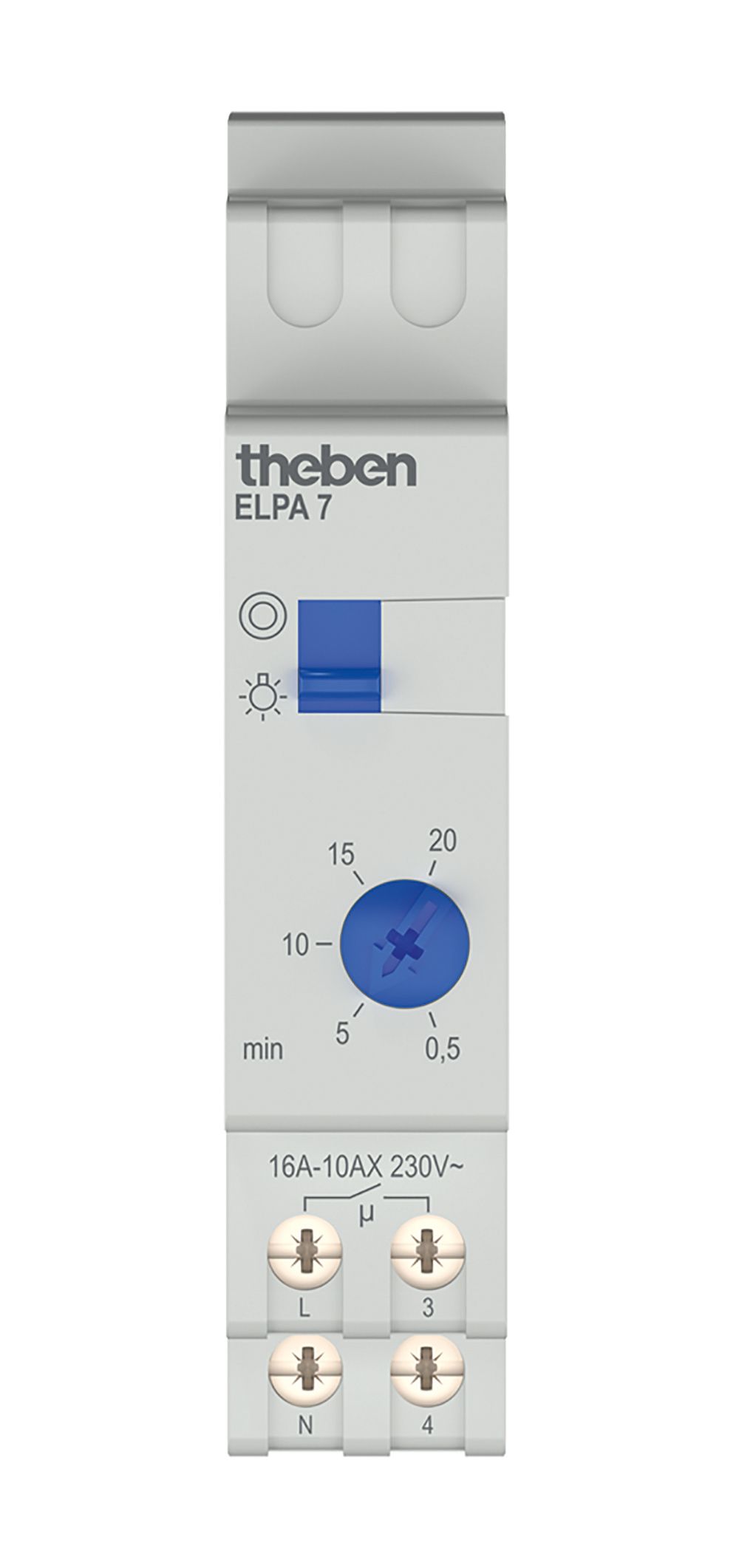 Treppenlichtzeitschalter TLZ REG 230VAC elektr.Ausschaltvorw 3/4Leiter flackern