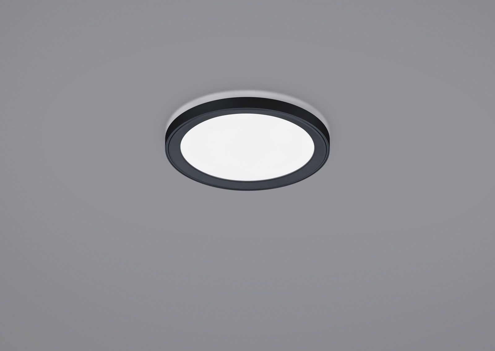 LED-Deckenanbauleuchte LICA 30W 2590lm 2700-4000K sw Konv IP20 Ø330x41mm