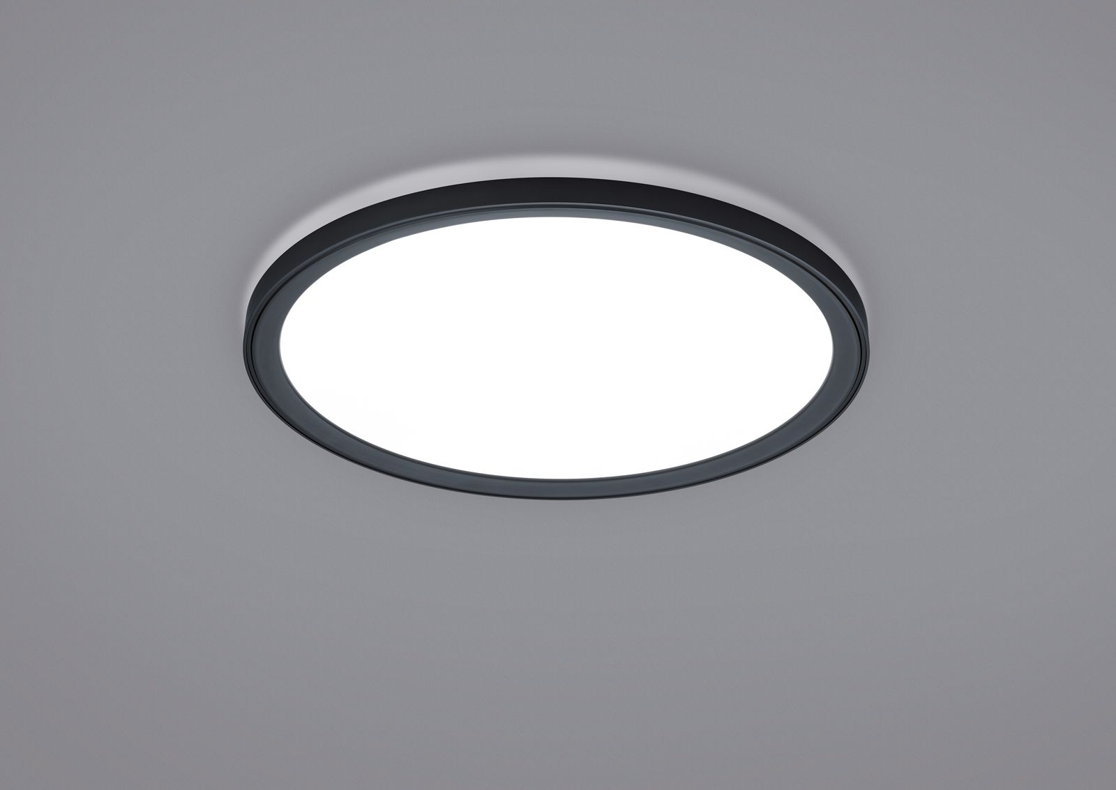 LED-Deckenanbauleuchte LICA 50W 4190lm 2700-4000K sw Konv IP20 Ø550x44mm