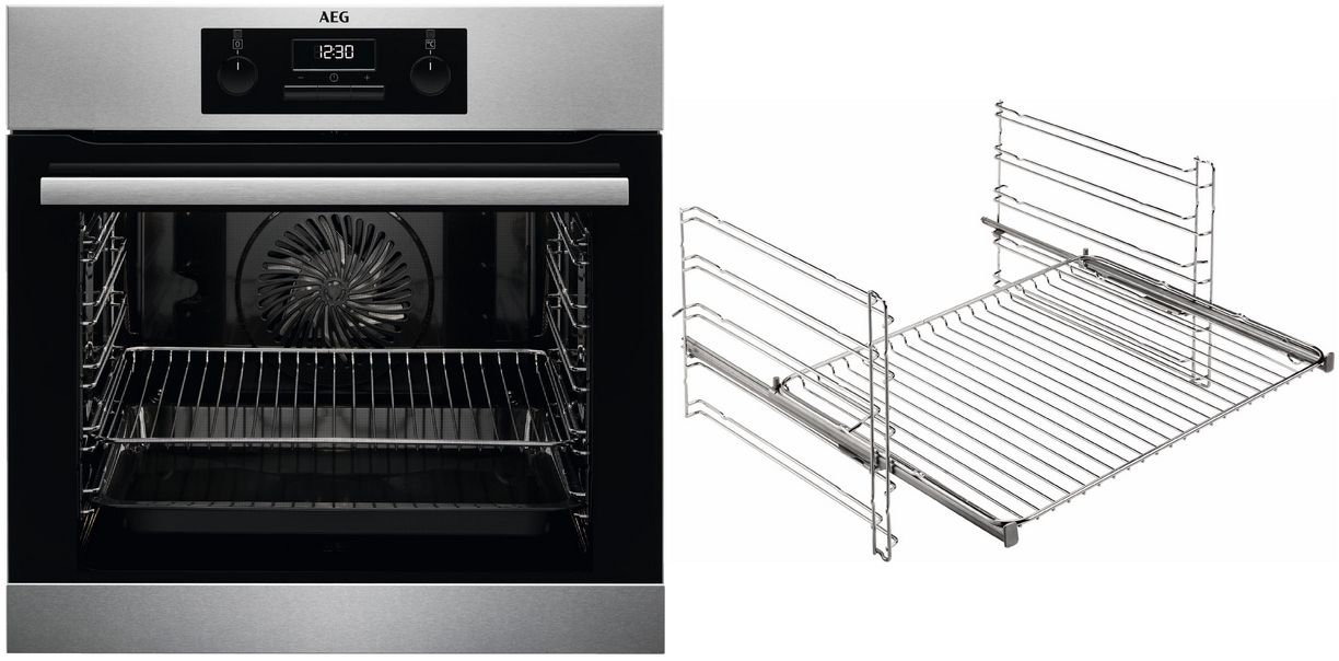 Backofen EB edst A BEB331010M+TR1LV 71l Klapptür hydrolyt Heißluft