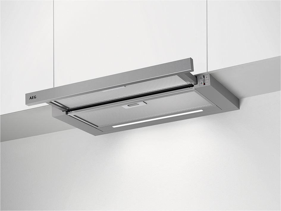 Dunstabzugshaube Flschirm 600mm gr A LED 59dB 600cbm/h Ø150mm 3st Uml T300mm