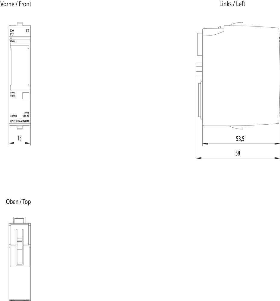 Kommunikations-Modul DC 19,2-28,8V f.MODBUS