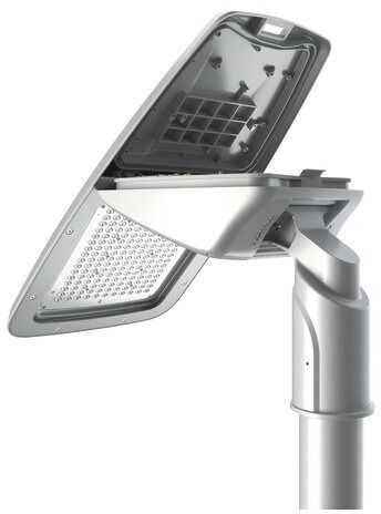 LED-Straßenleuchte 70W DOLPHINmicro al Aufs/Ans 40-76mm 3000K 8760lm Alu Kst_tr