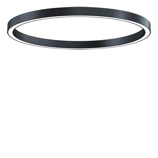 LED-Deckenanbauleuchte 92,2W 3000K Konv 7909lm sw Dimmung DALI IP20 Ø1500x85mm