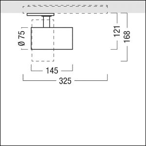 LED-Schienenstrahler 29W VIVO II 3000K 2500lm Konv 1LED Alu IP20 ws mt 3Ph