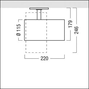 LED-Schienenstrahler 32W VIVO II 4000K 3300lm ws 1LED Alu IP20 mt 3Ph