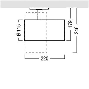 LED-Schienenstrahler 32W VIVO II 3500K 3200lm Konv Dimmung DALI 1LED Alu IP20
