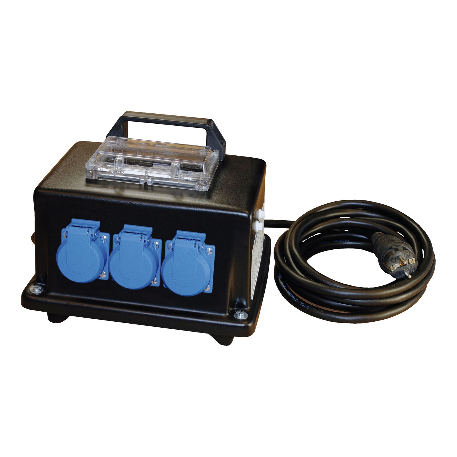 Endverteiler 3,7kVA 3,7kVA 6Steckd 1 IP44