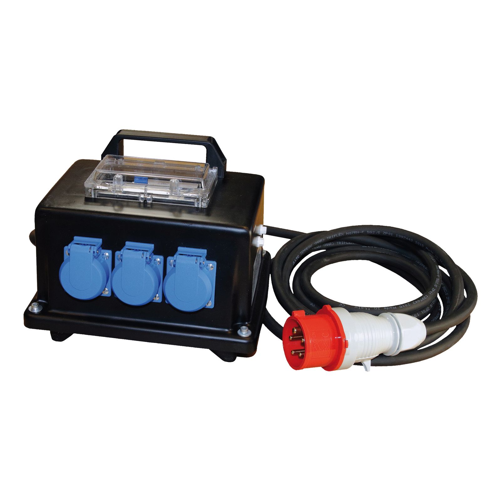 Endverteiler 11kVA 11kVA 5CEE16A 6Steckd 1 IP44