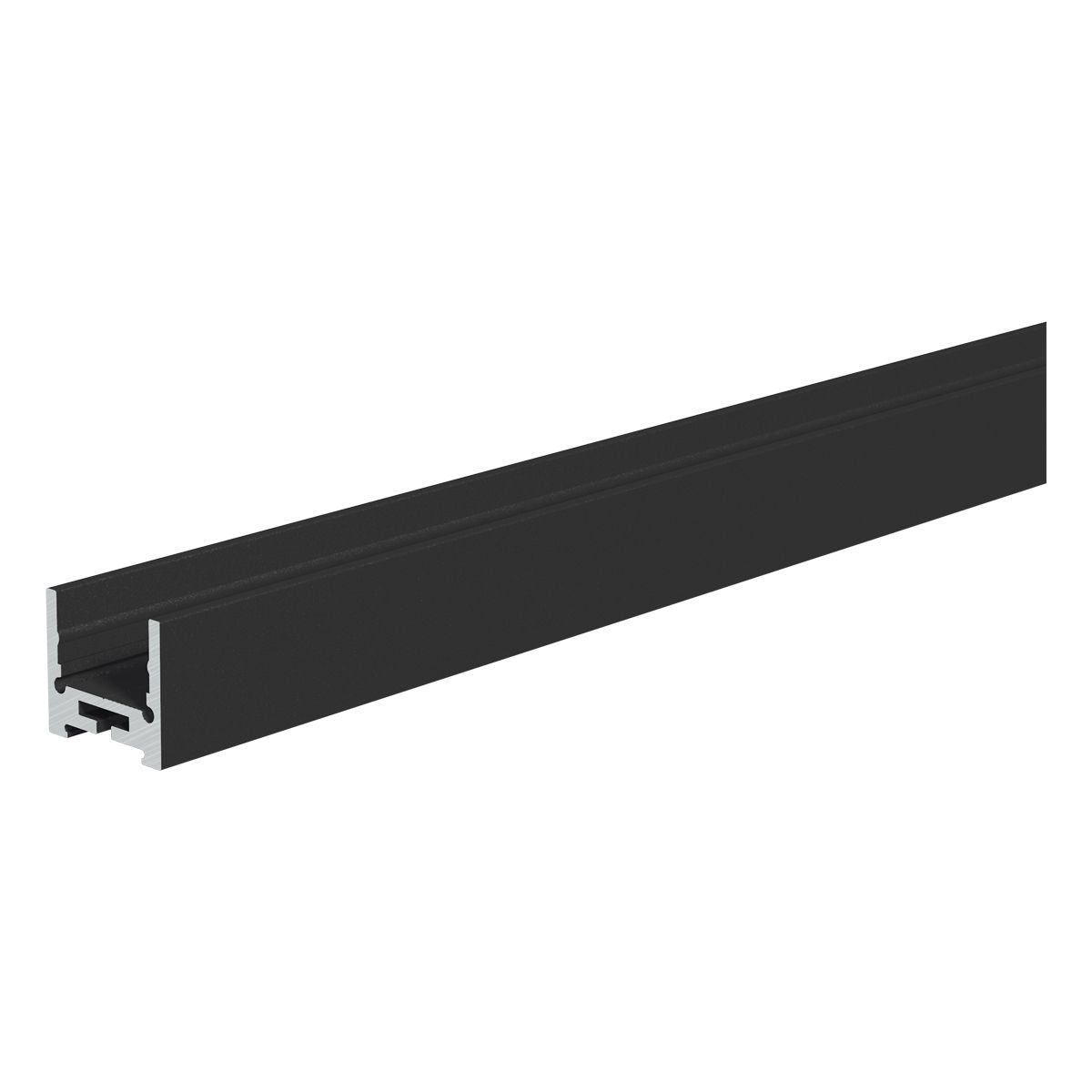 Anbauprofil sw Alu 3000x18,5x17mm