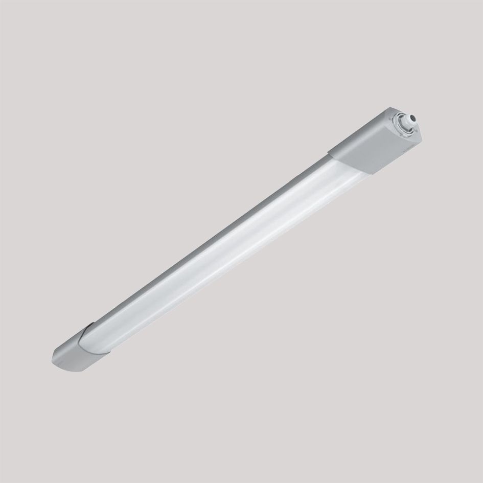 LED-Sensorleuchte 31W 4000K 4250lm gr Konv IP65 BWM 1370x87x58mm
