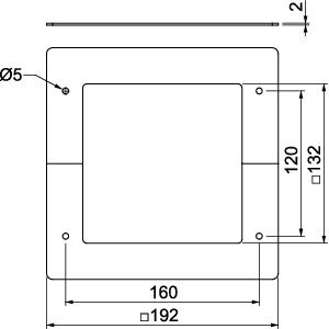 Rosette ST unbeh rws RAL9010 hfr Halogenfreiunbehandelt