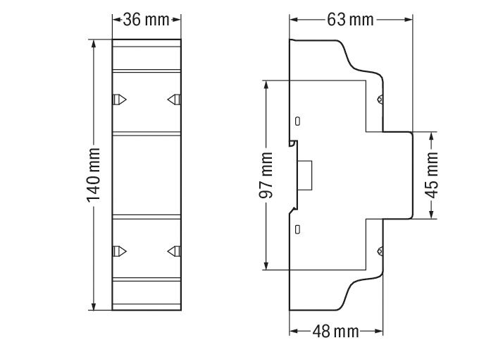 Messwandlerzähler 6A elektr digi B 1A S0 M-Bus 184-276V/N-L 320-480V/L-L Eintarif