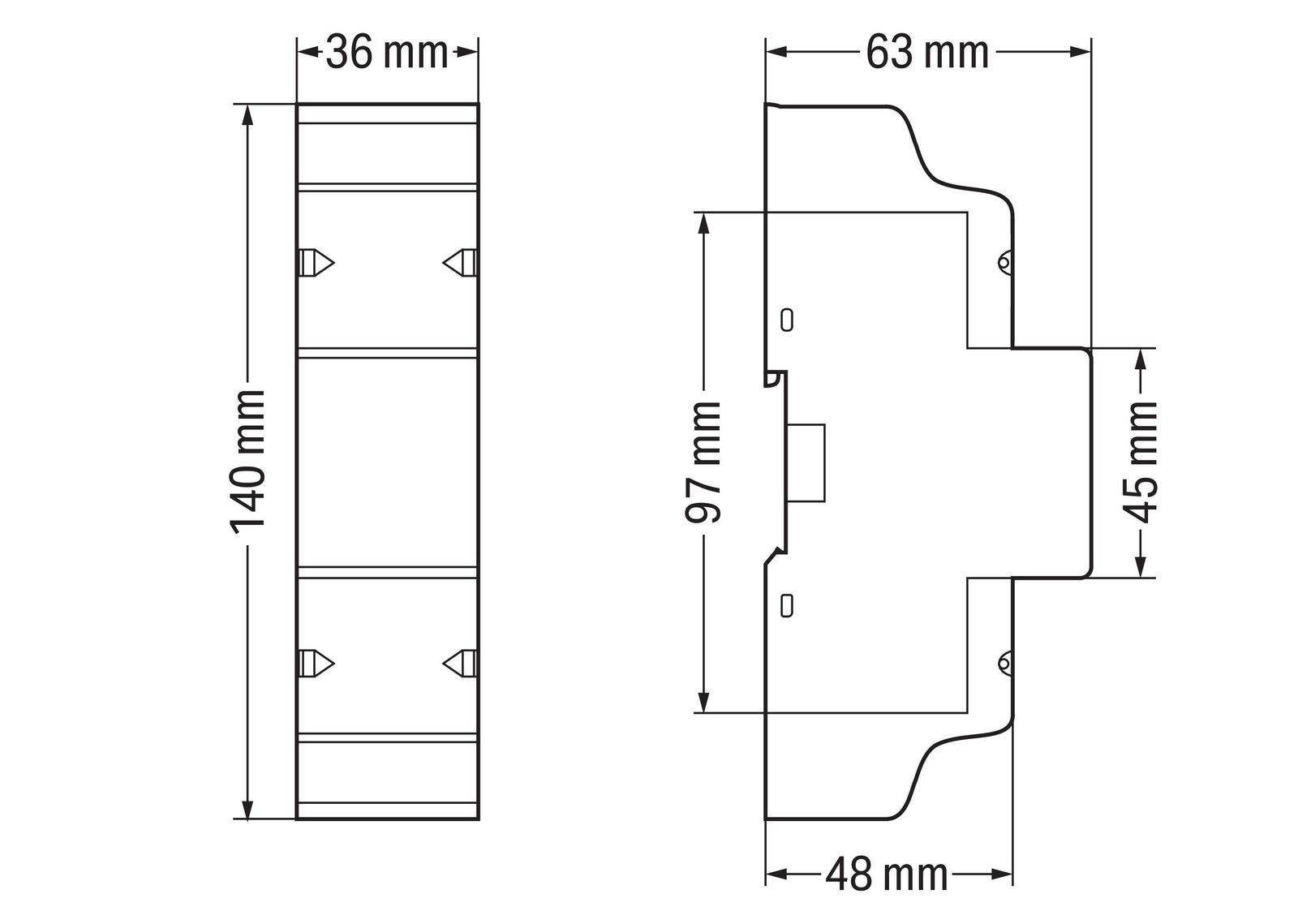 Messwandlerzähler 6A elektr digi B 1A S0 M-Bus 184-276V/N-L 320-480V/L-L Eintarif