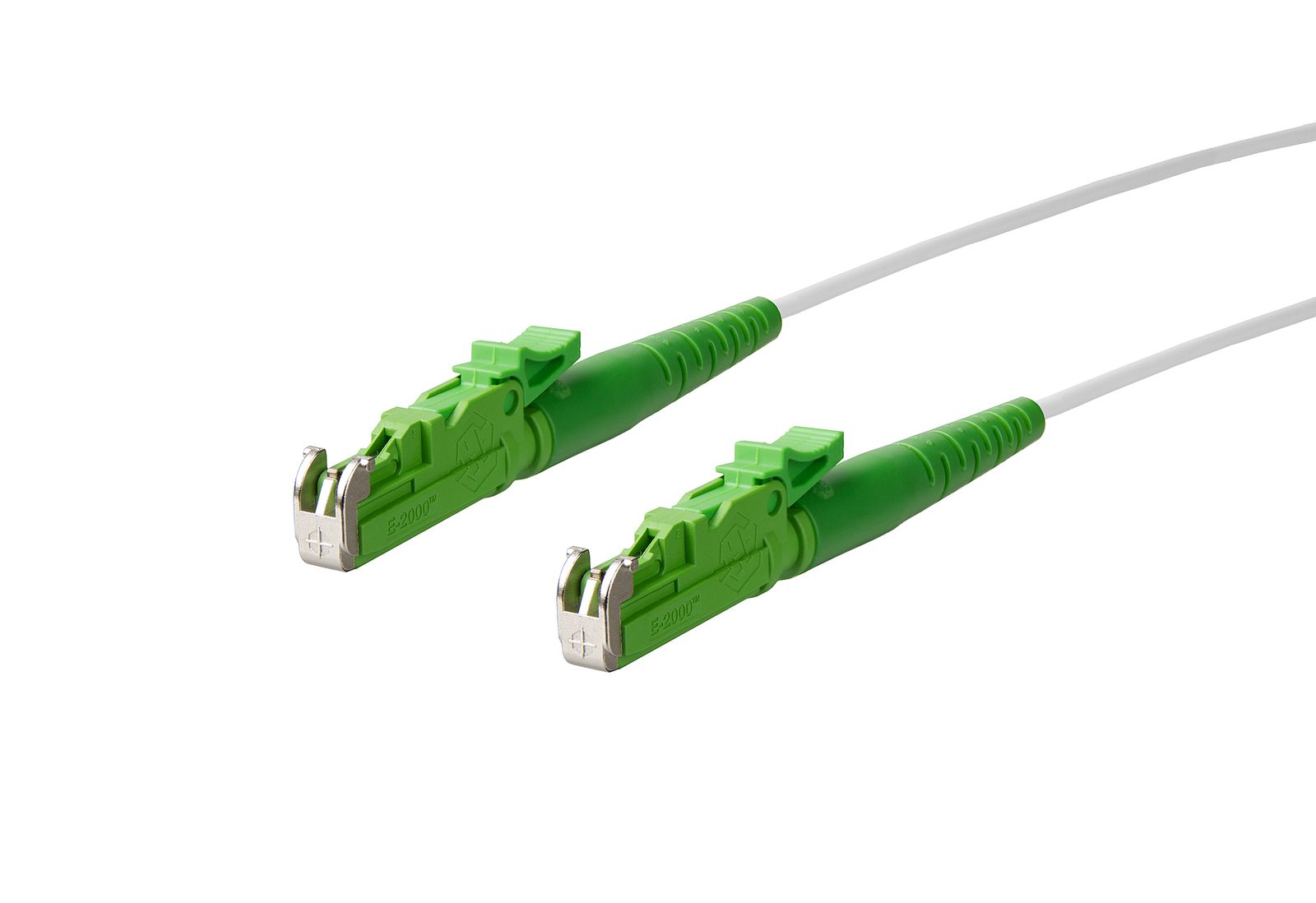 LWL-Patchkabel E2000 APC SM OS2 0,5m ws