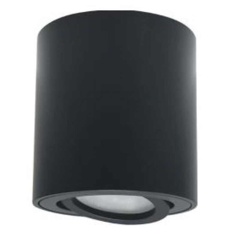 LED-Anbaustrahler 10W DECOCLIC sw mt Alu IP20 1LED GU10 mediumstrahlend