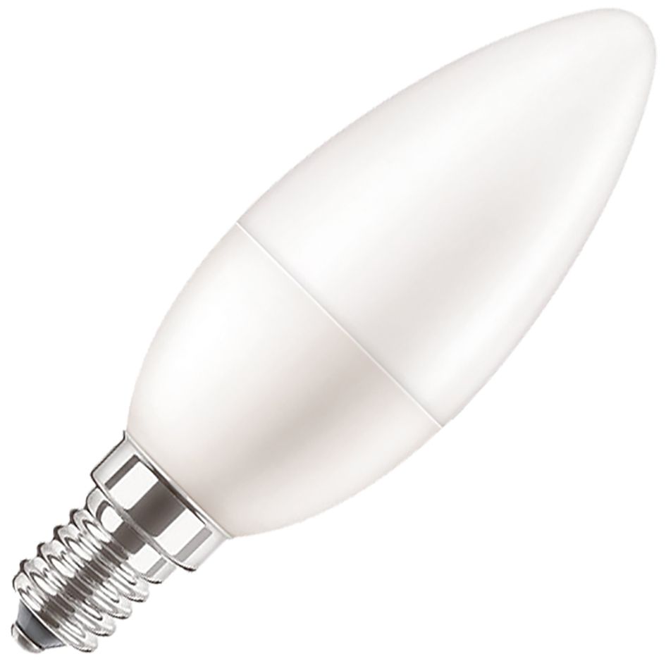 LED-Kerzenlampe E14 B35 5W 2700K 470lm F ws mattiert AC Ø35x106mm 220-240V