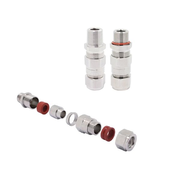 Kabelverschraubung NPT 25,4mm(1) V4A si unbeh 1Zoll Edelstahl (V4A) IP66 ger