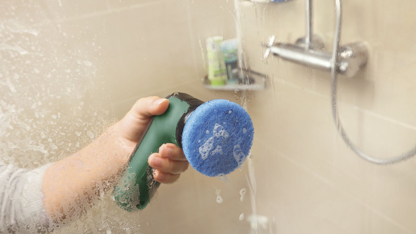 Reinigungspad Home&Garden Ø65mm bl mikrofaser