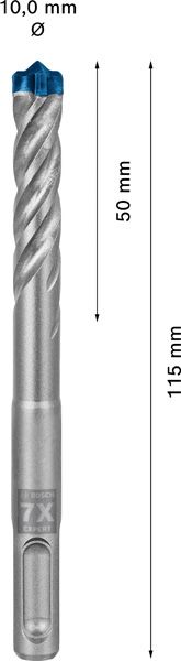 Hammerbohrer Ø10mm SDSplus 50/115mm f.Beton f.Stein