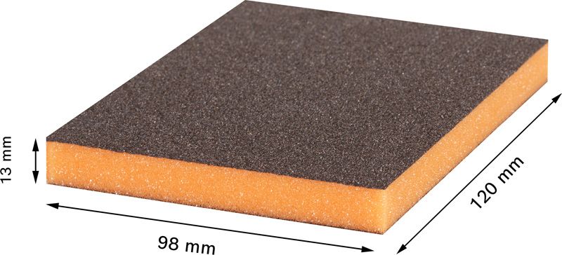Schleifpapier mittel 98x120mm