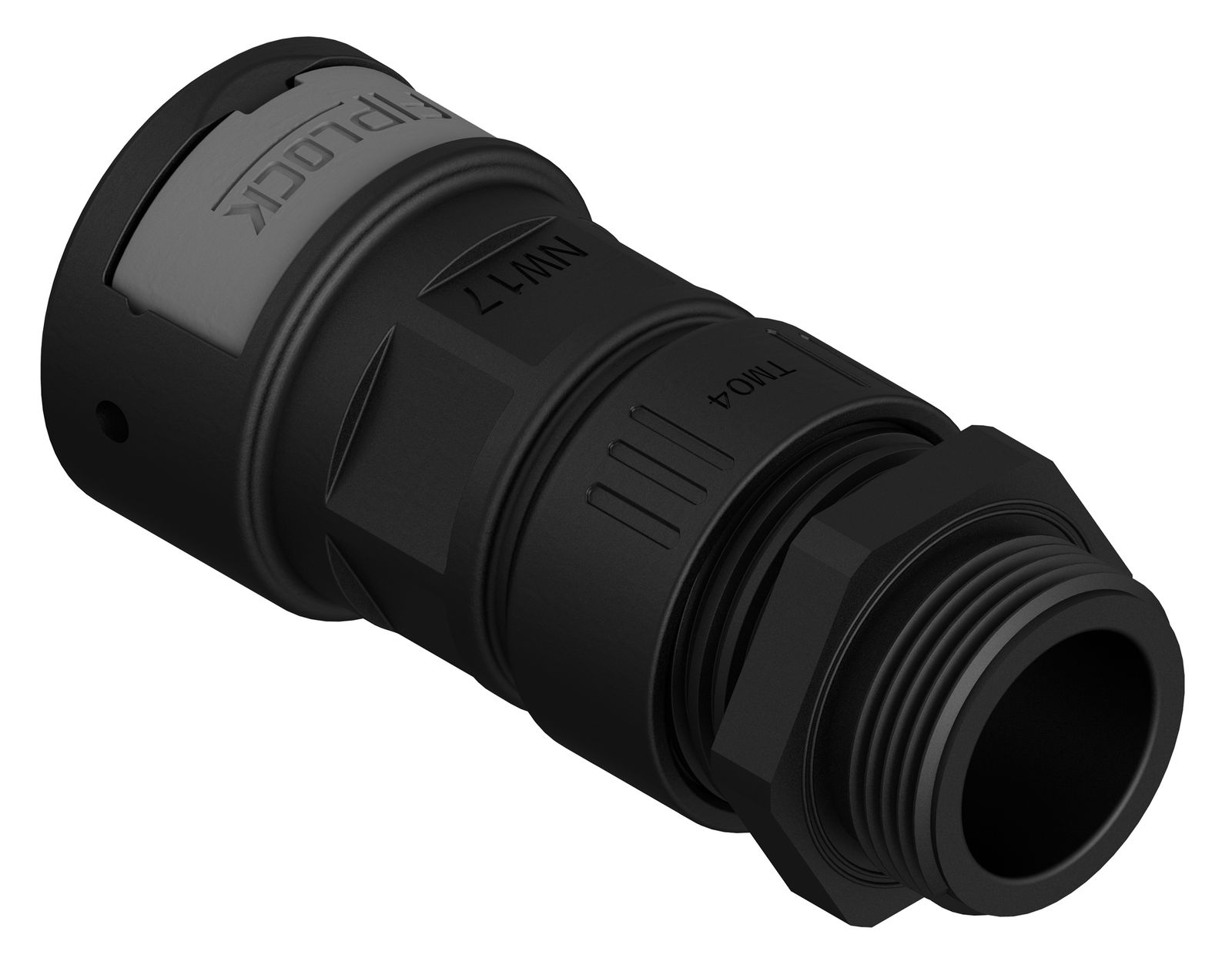 Wellrohrverschraubung PA Ø29mm M40x1,5 IP68 Polyamid (PA) M40 x 1,5 ger Gew