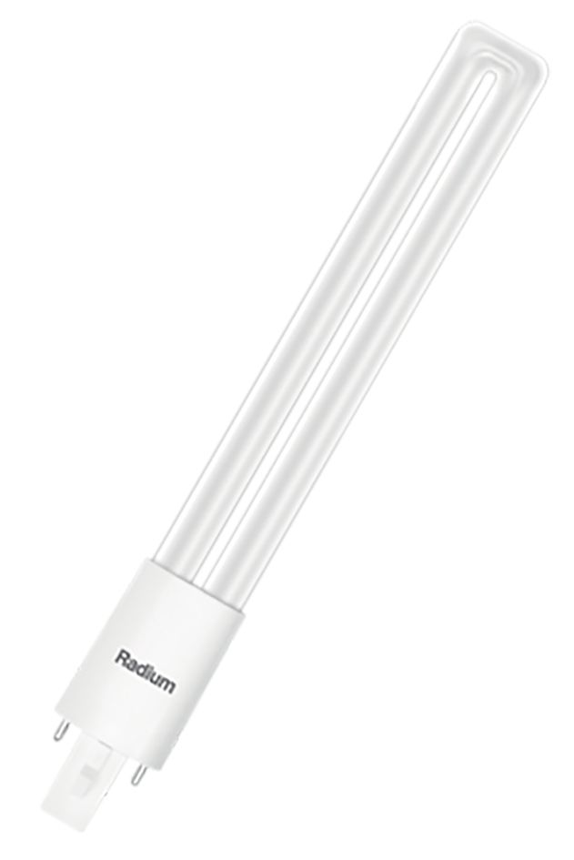 LED-Röhrenlampe G23 6W 3000K 630lm F ws 140° AC Ø32x234mm 220-240V