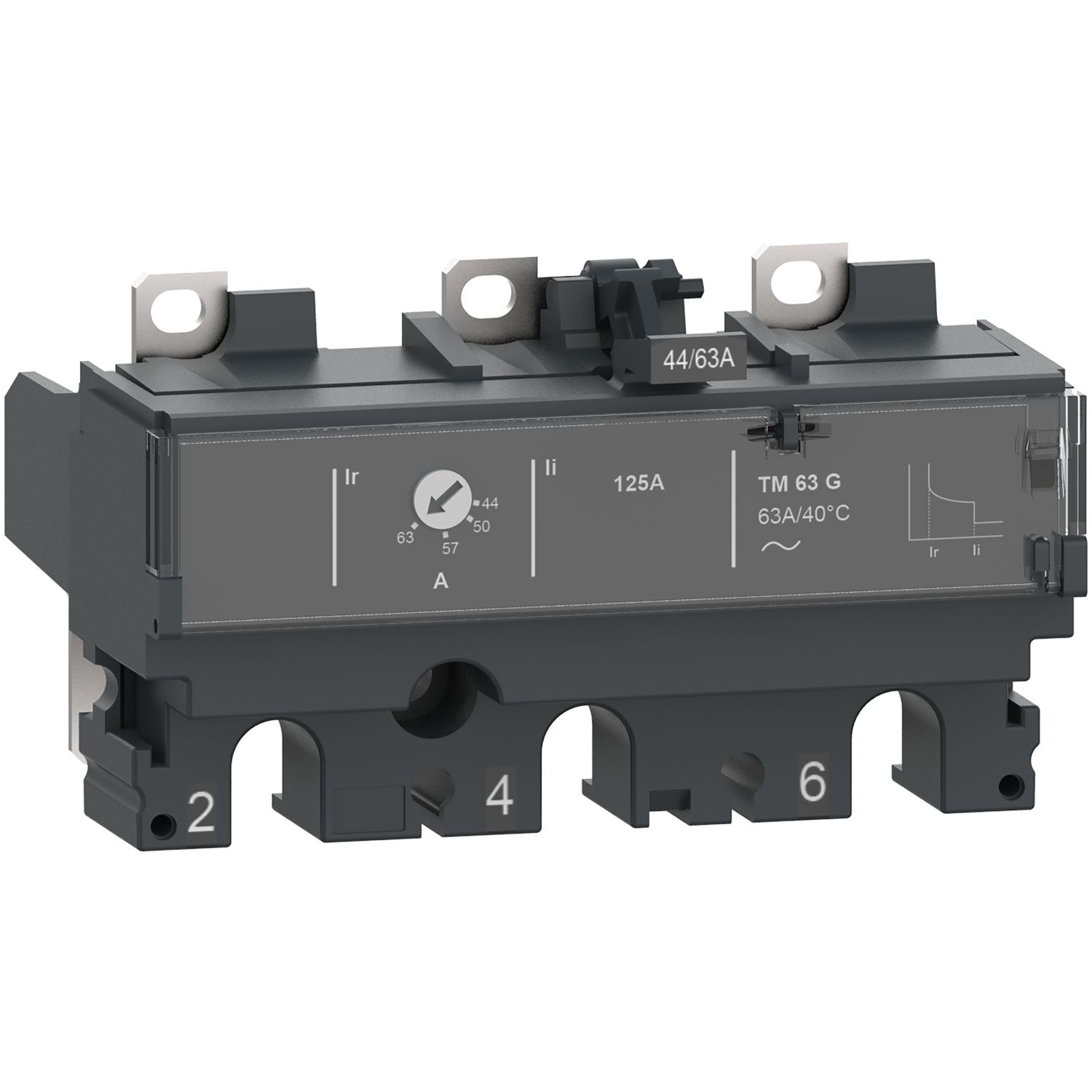 Auslösesystem 63A 3p unverzög 44,1-63A