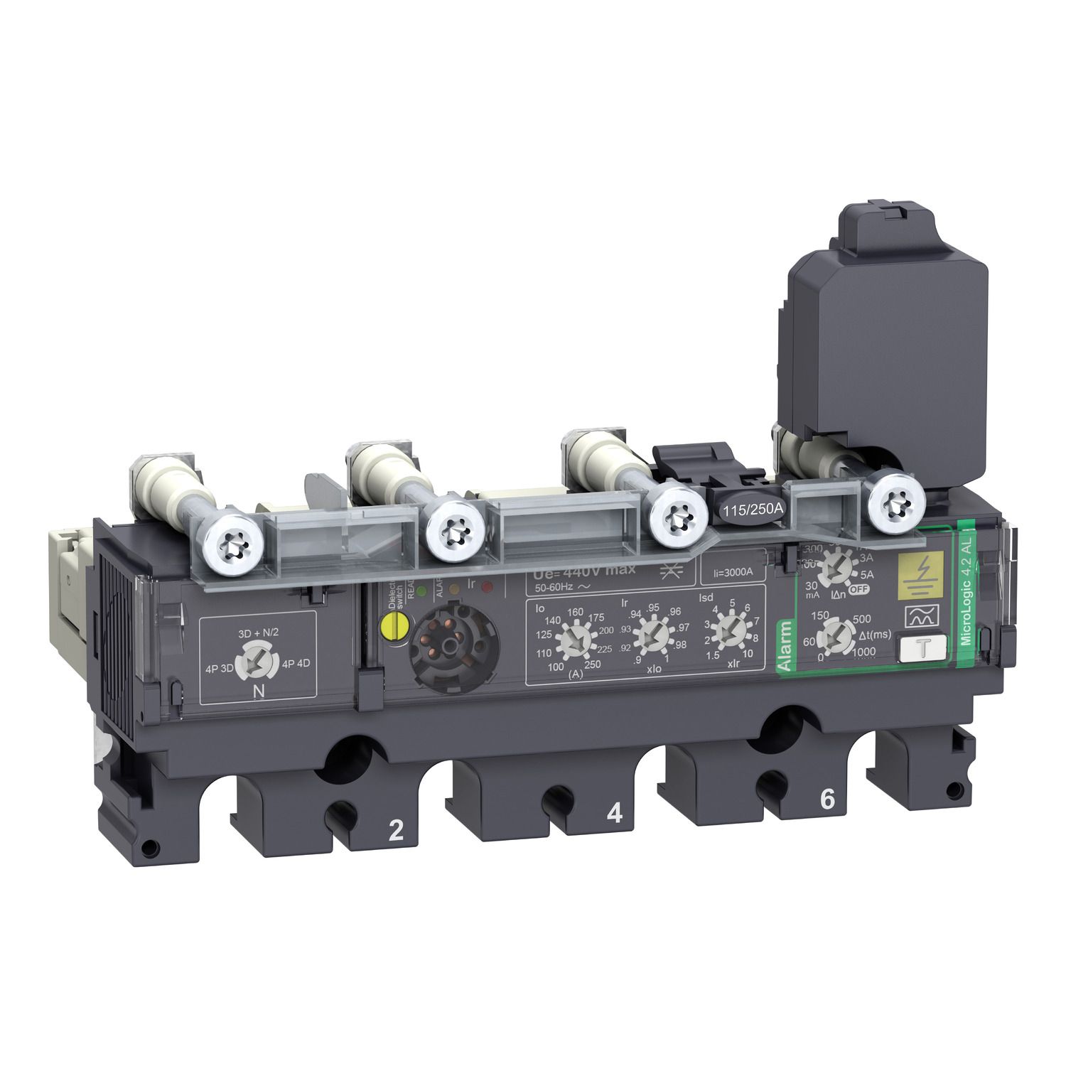 Auslösesystem 40A 4p verzög 16-40A