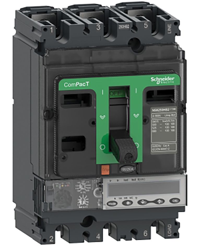 Leistungsschalter 125A 3p 88-125A/In Motorantrieb optional IP30 Festeinbau