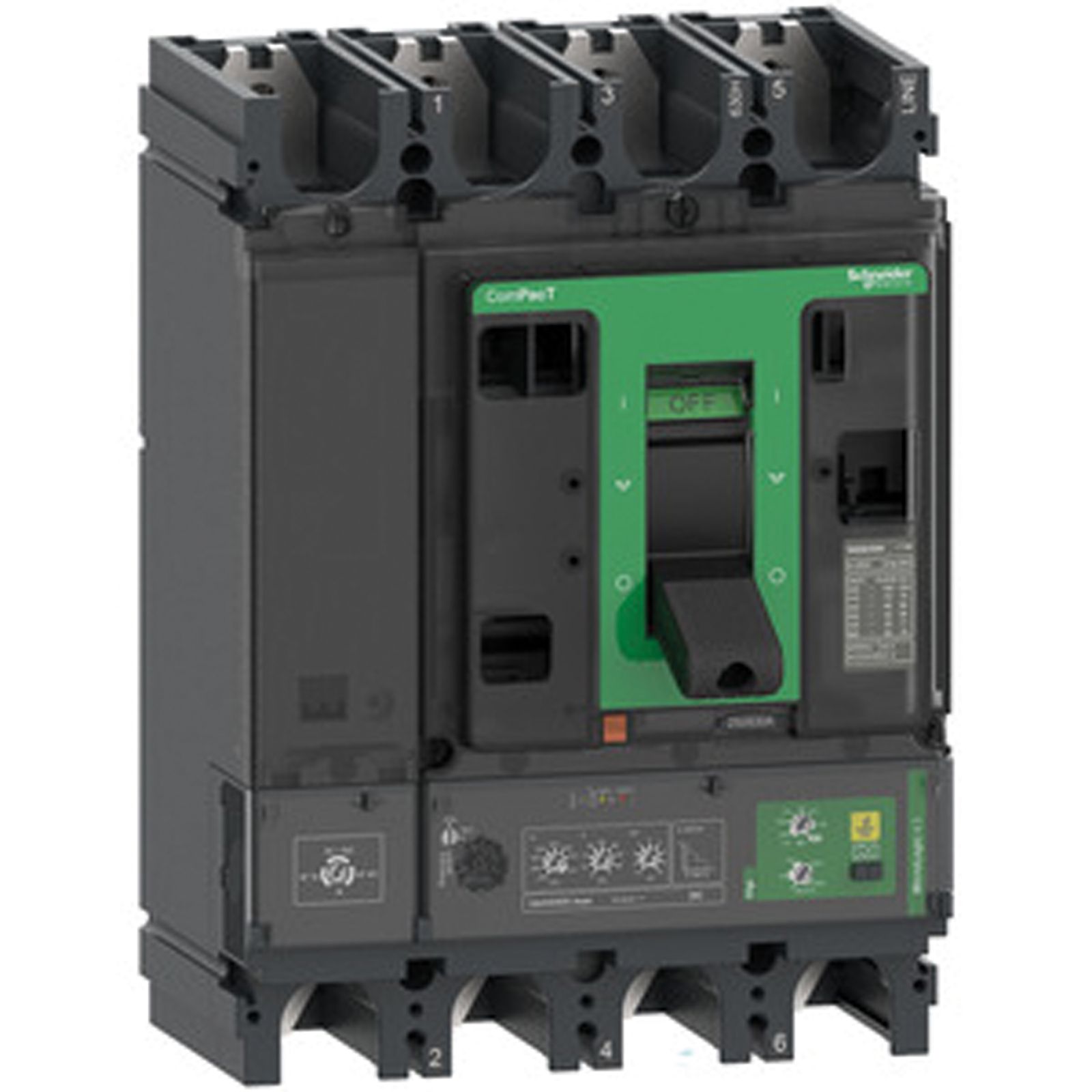 Leistungsschalter 400A 4p 144-400A/In m.UnterSpgsausl Motorantrieb optional
