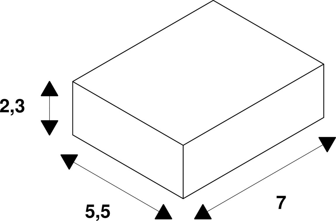 Befestigungsset chr ST L55mm B70mm