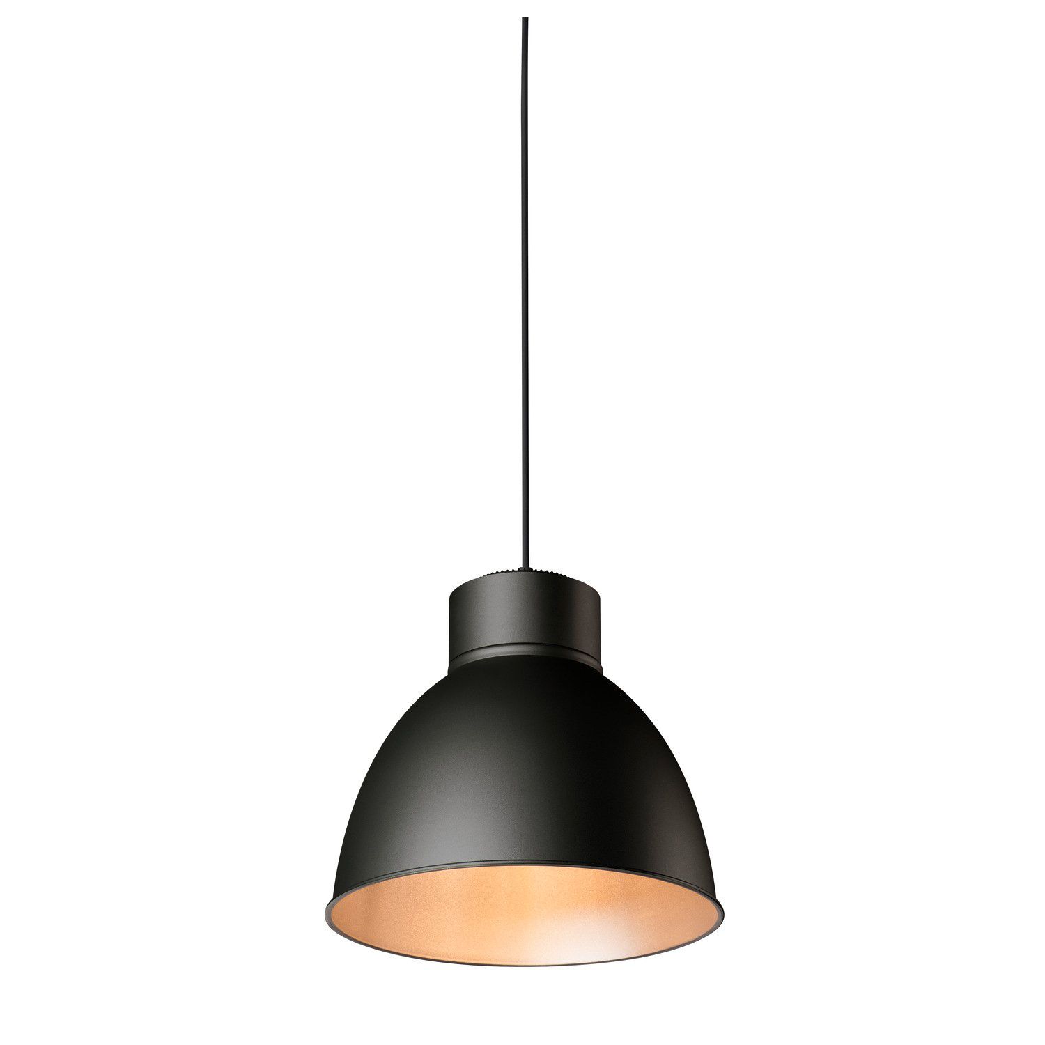 LED-Pendelleuchte 150W sw E27 sym IP20 1LED LED austauschbar Ø127mm