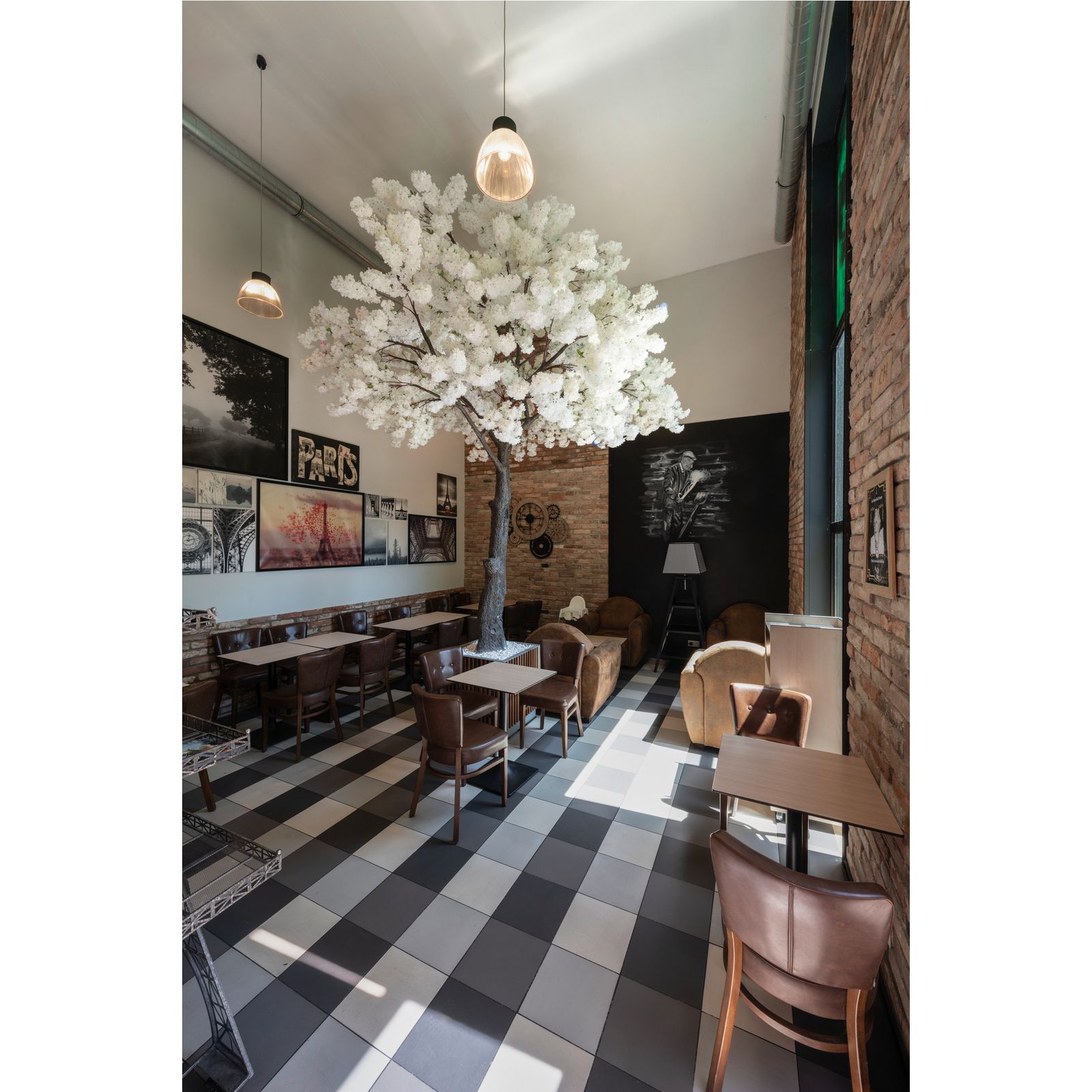 Schirm sym dir/indir Alu Ø315x200mm