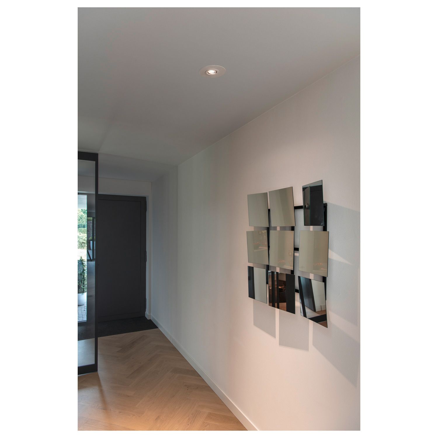 LED-Einbaustrahler 7W 3000K 700lm Konv ws mt 1LED Alu IP20 RF:matt Ø/EB68mm