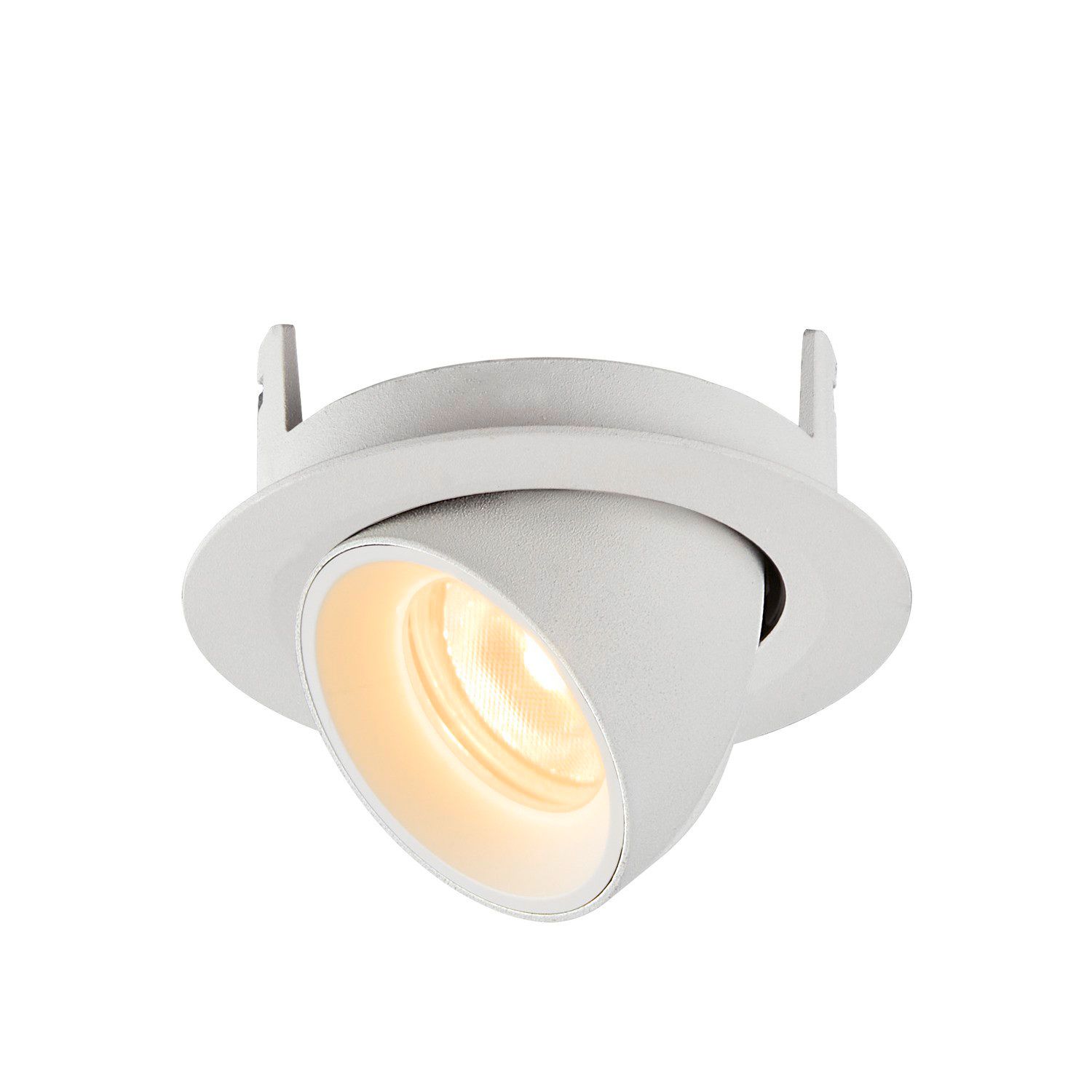 LED-Einbaustrahler 7W 3000K 700lm Konv ws mt 1LED Alu IP20 RF:matt Ø/EB68mm