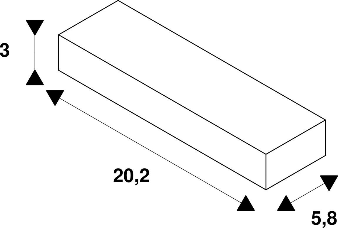 LED-Steuerung 5-60W 24V IP20 DALI Kstgeh Dimmung DALI stat 202x58x30mm