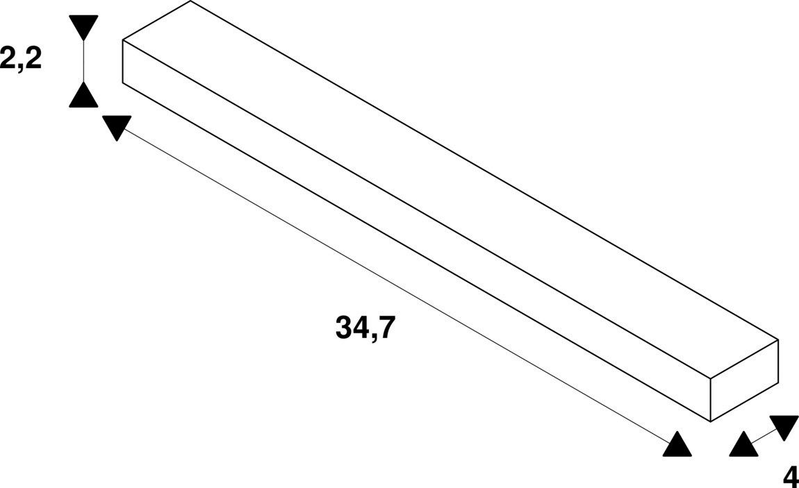 LED-Steuerung 5-100W 24V IP20 DALI stat Kstgeh Dimmung DALI 347x40x22mm
