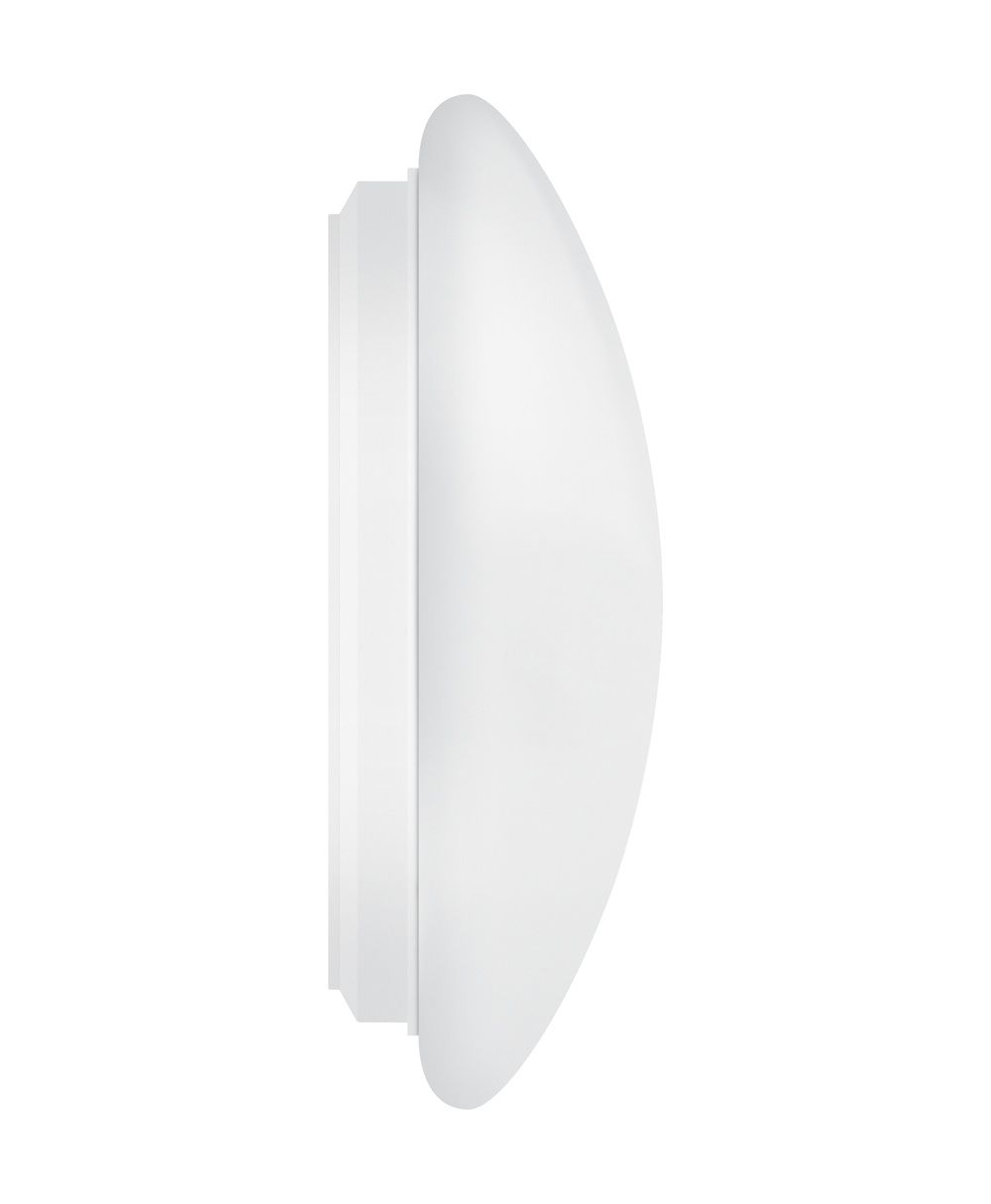 LED-Kunststoffleuchte SURFACE CIRCULAR 13W 4000K 960lm ws Konv IP44 Ø250x91mm