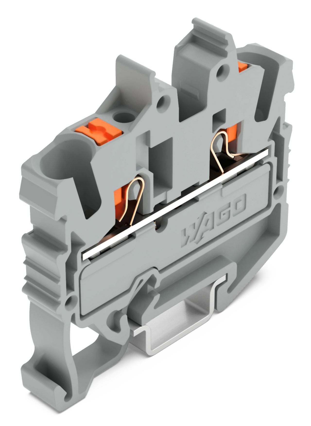 Reihenklemme 0,25-4qmm 1Etage 2kl gr 24A TS35 Hutschiene TH35