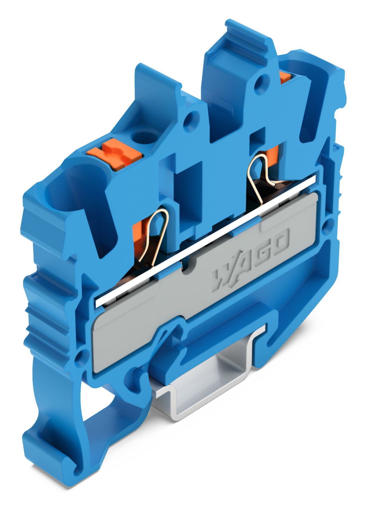 Reihenklemme 0,25-4qmm 1Etage 2kl bl 24A TS35 Hutschiene TH35