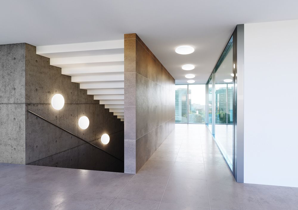 LED-Kunststoffleuchte SURFACE CIRCULAR 24W 3000K 1920lm ws Konv IP44 Ø400x120mm