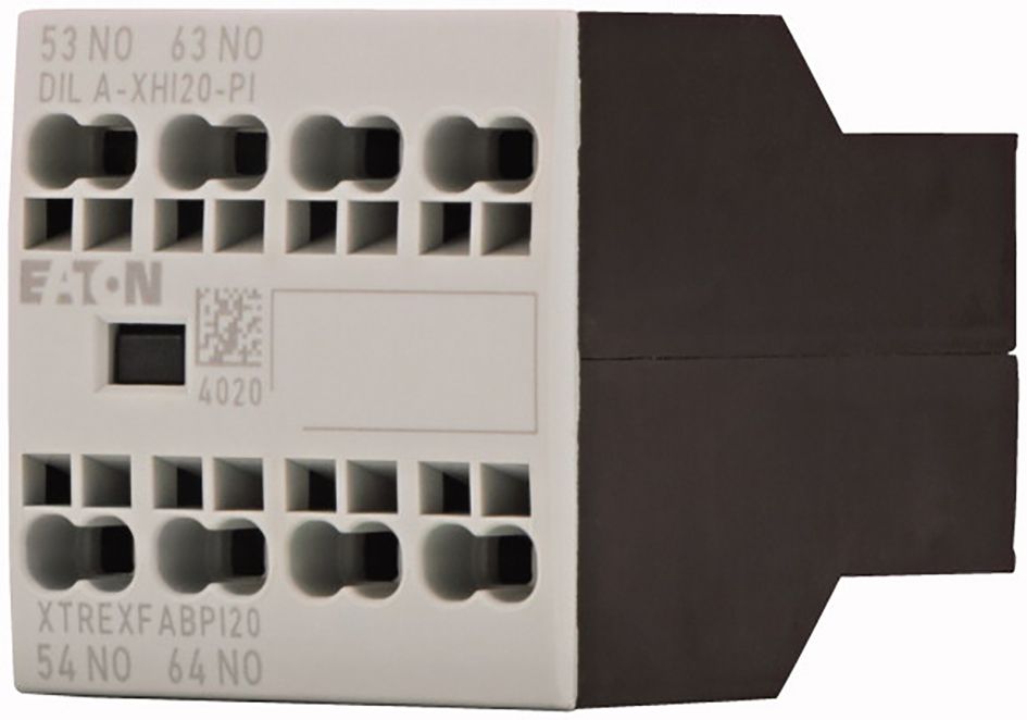 Hilfsschalterblock 2S 2Ö Frontbef 4A/AC Federzug