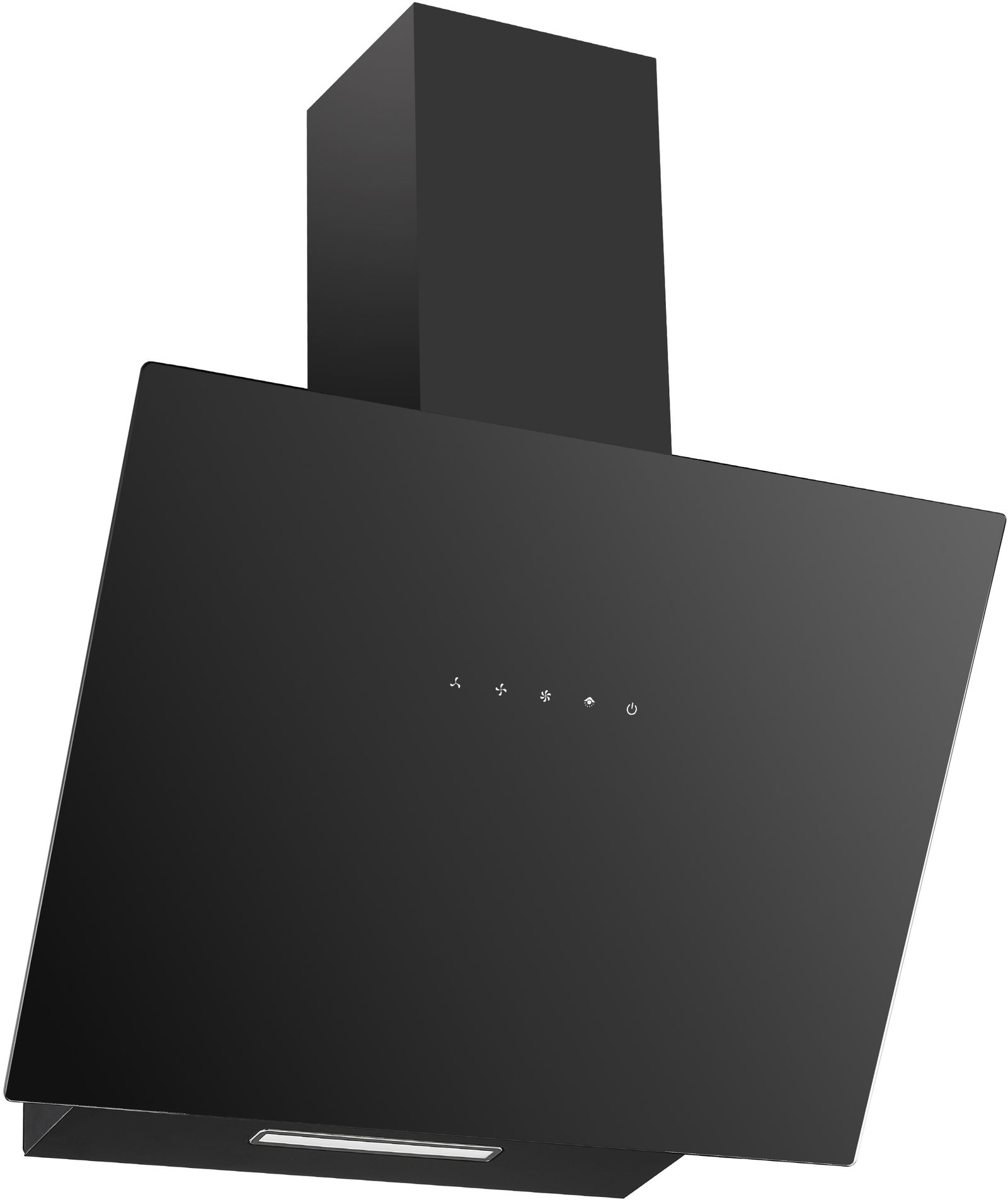 Wandesse 500mm sw ext.Gebläse 640cbm/h externes Gebläse Ø150mm LED 3st Abl/Uml