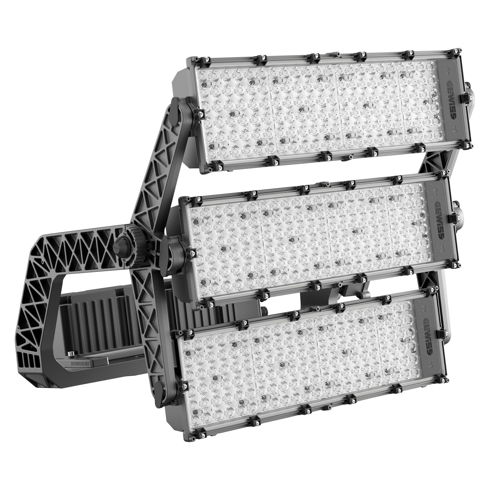 LED-Anbaustrahler 1450W 5700K 125000lm Konv 1LED Alu IP66 graphit mt Direktans