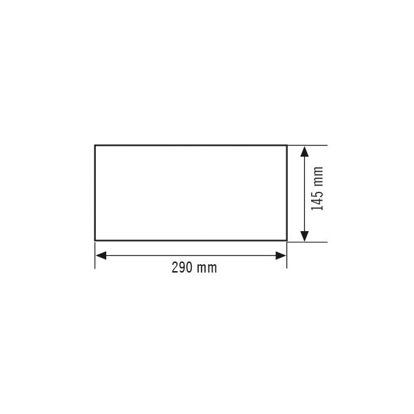 Piktogramm Ausgang Acrylglasplatte dpls Doppelseitig